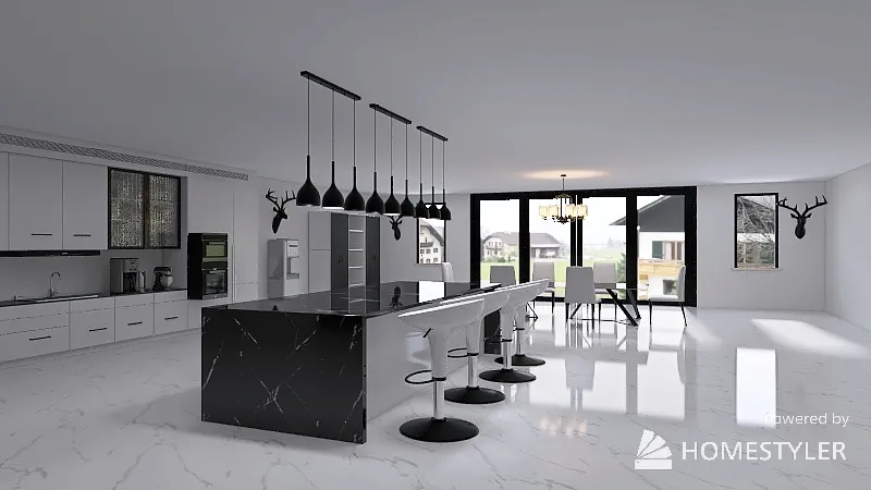 Kitchen redesign 3d design renderings