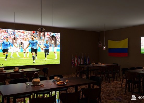 World Cup Party Design Rendering