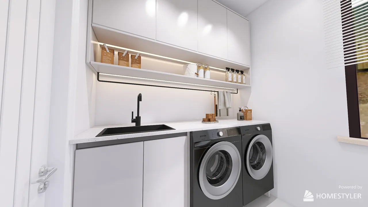 LaundryRoom 3d design renderings