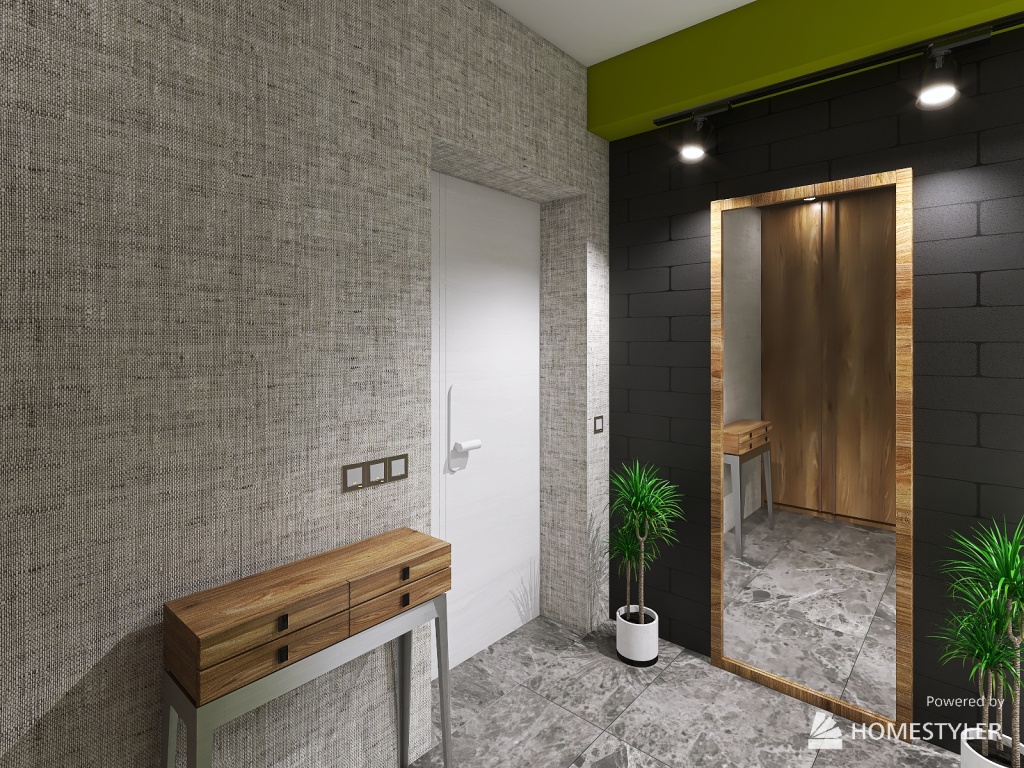 Apartment at Aktau city 3 microdistrict 18 building 3d design renderings