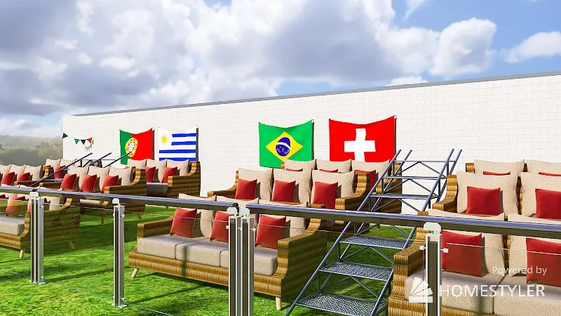 FIFA World Cup Field 3d design renderings