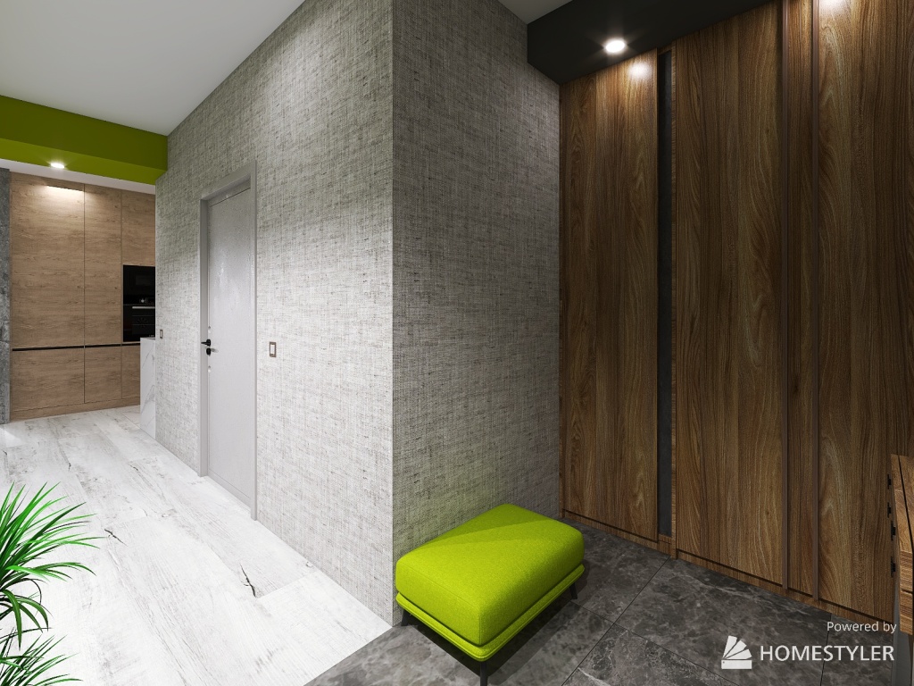Apartment at Aktau city 3 microdistrict 18 building 3d design renderings