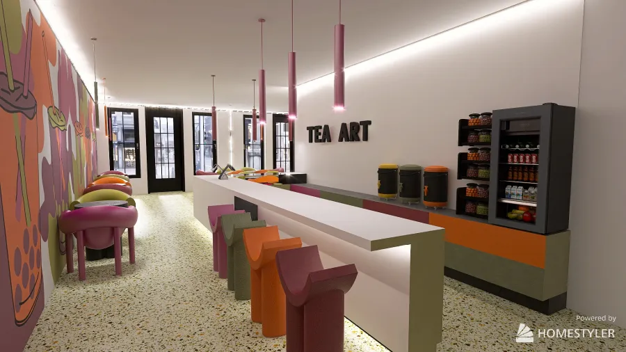 TEA ART 3d design renderings