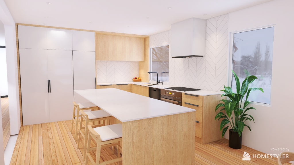 Precilla Kitchen Bayview 2.2 3d design renderings
