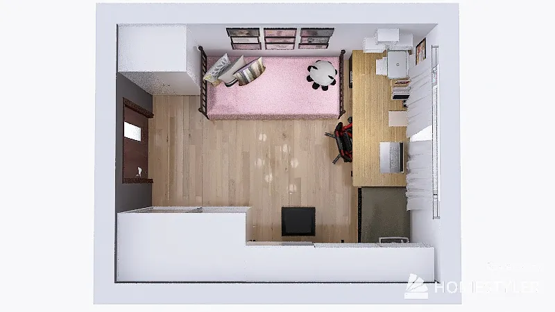 Pokój Ares 3d design renderings