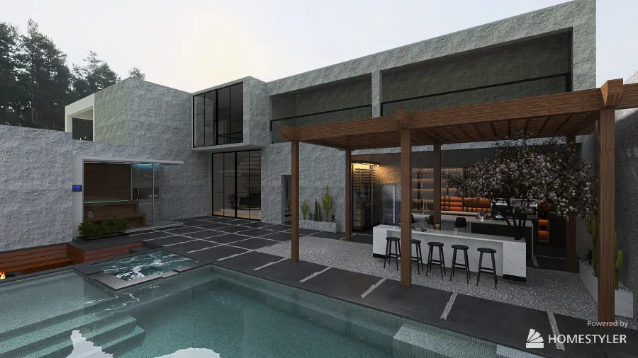 el patio 3d design renderings