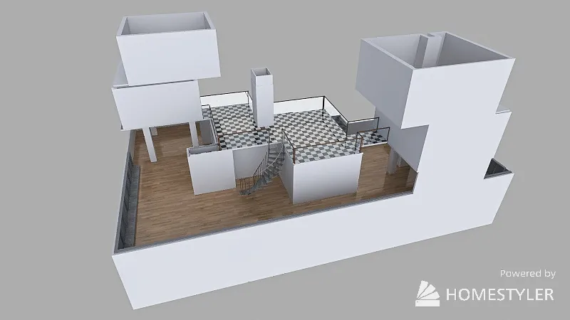 Project Καλλιθέα χωρις  γεισο CLEAN 3d design renderings