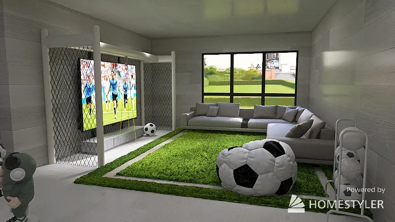 Soccer 3d design renderings