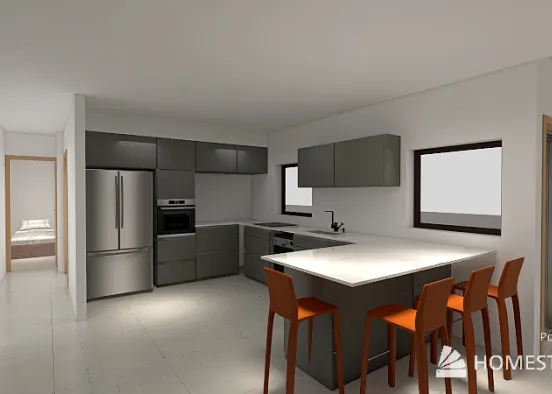 Copy of rotem kitchen opt 3 Design Rendering