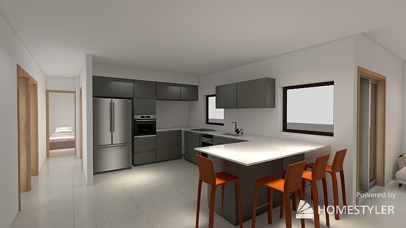Copy of rotem kitchen opt 3 3d design renderings