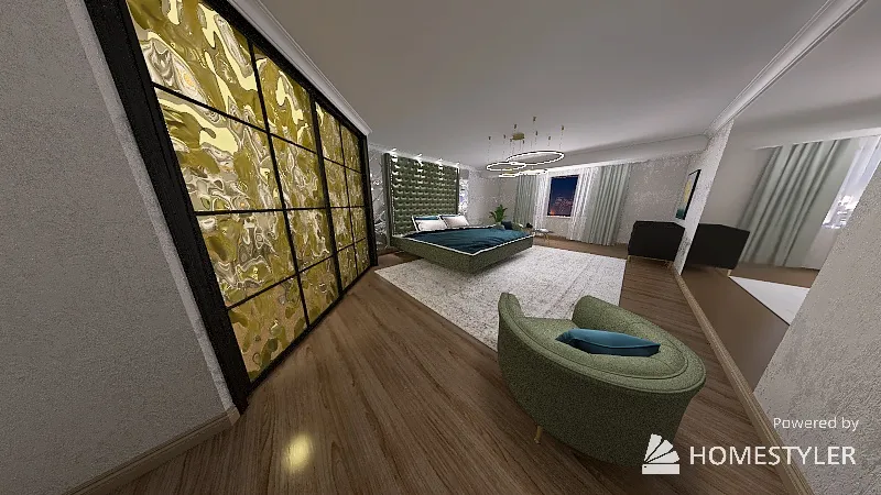 квартира 2 комнатная 3d design renderings
