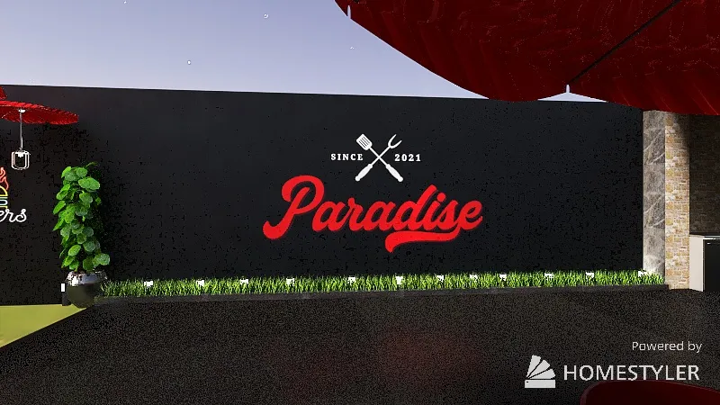 paradice food 3d design renderings