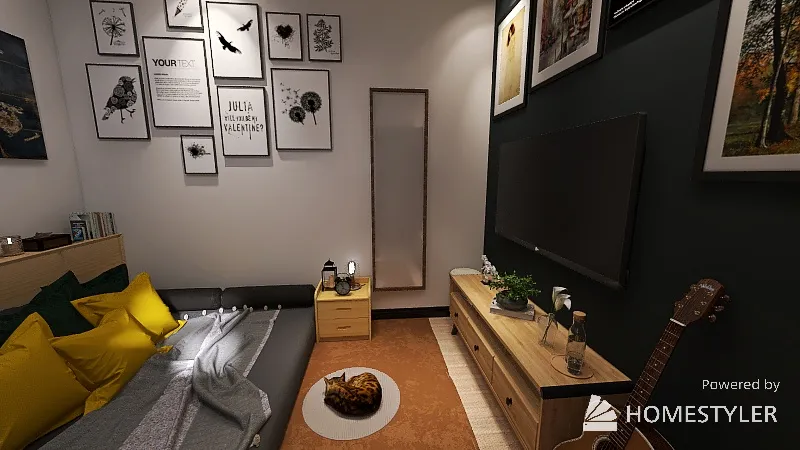 My Bedroom Layout 7 3d design renderings