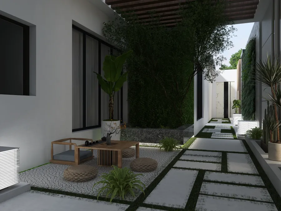 Vila Exterior 3d design renderings