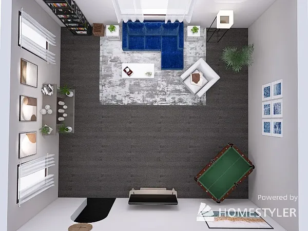 Living room renovation 3d design renderings