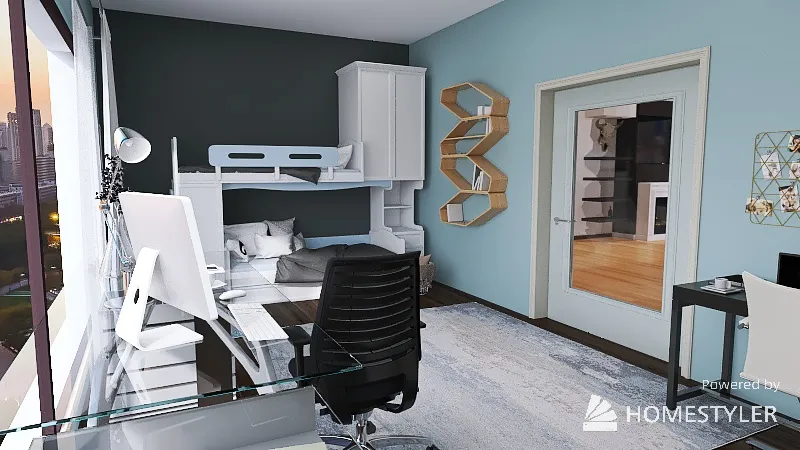 Ash's Apartment Desgin 3d design renderings