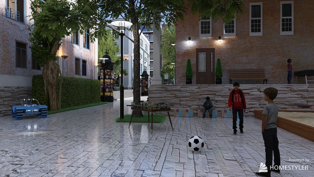 Yard stories 3d design renderings