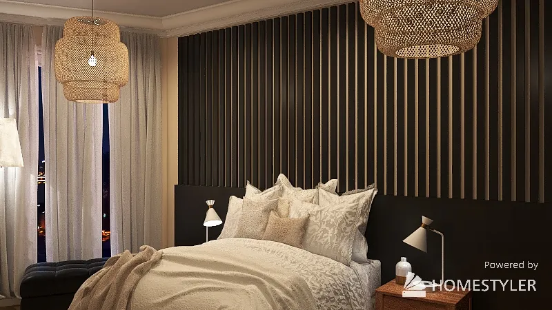 MasterBedroom 3d design renderings