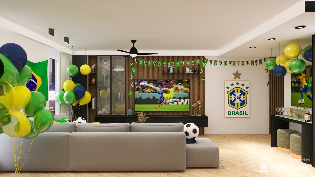 Brazil Party ⭐⭐⭐⭐⭐ 3d design renderings