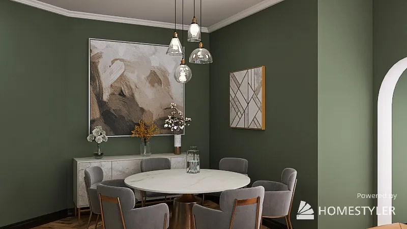 LivingDiningRoom 3d design renderings