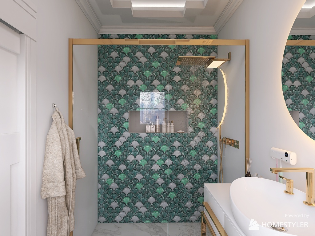 Master Bathroom 3d design renderings