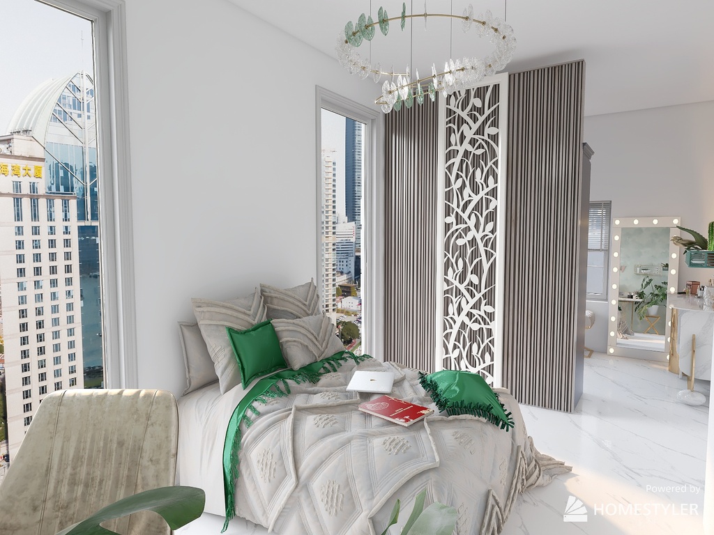 Projeto Apartamento Urban Jungle - Projeto Acadêmico 3d design renderings