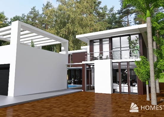 Modern House (Homestyler Project) Design Rendering