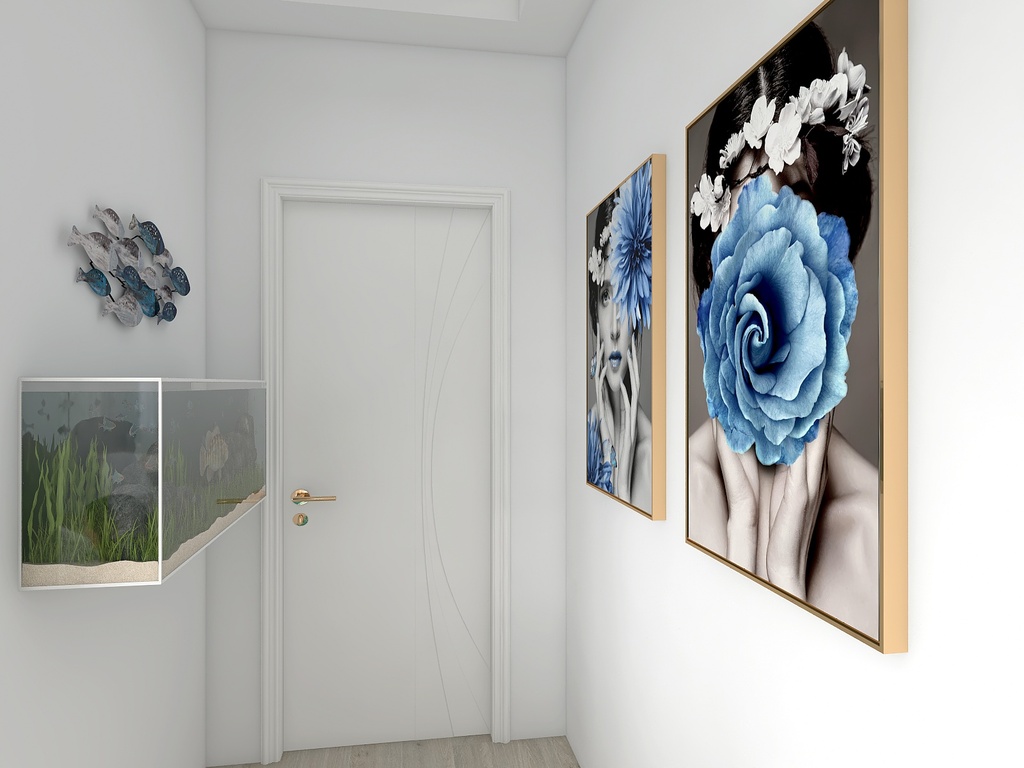 Living and Dining Room 3d design renderings