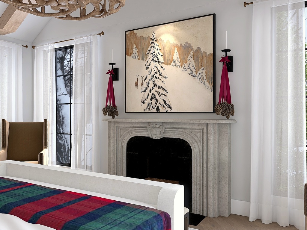Master Bedroom 3d design renderings