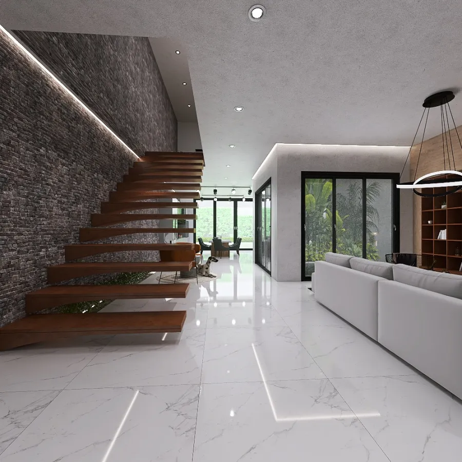 Casa de los Desiertos 3d design renderings