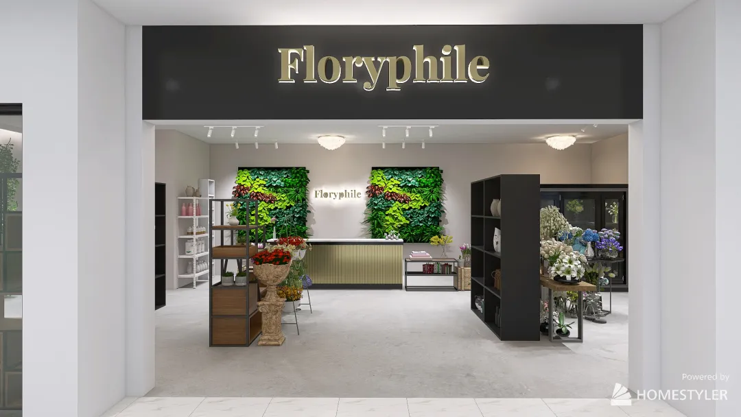 Floryphile 3d design renderings