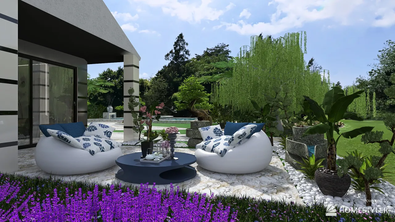 villa righi 3d design renderings