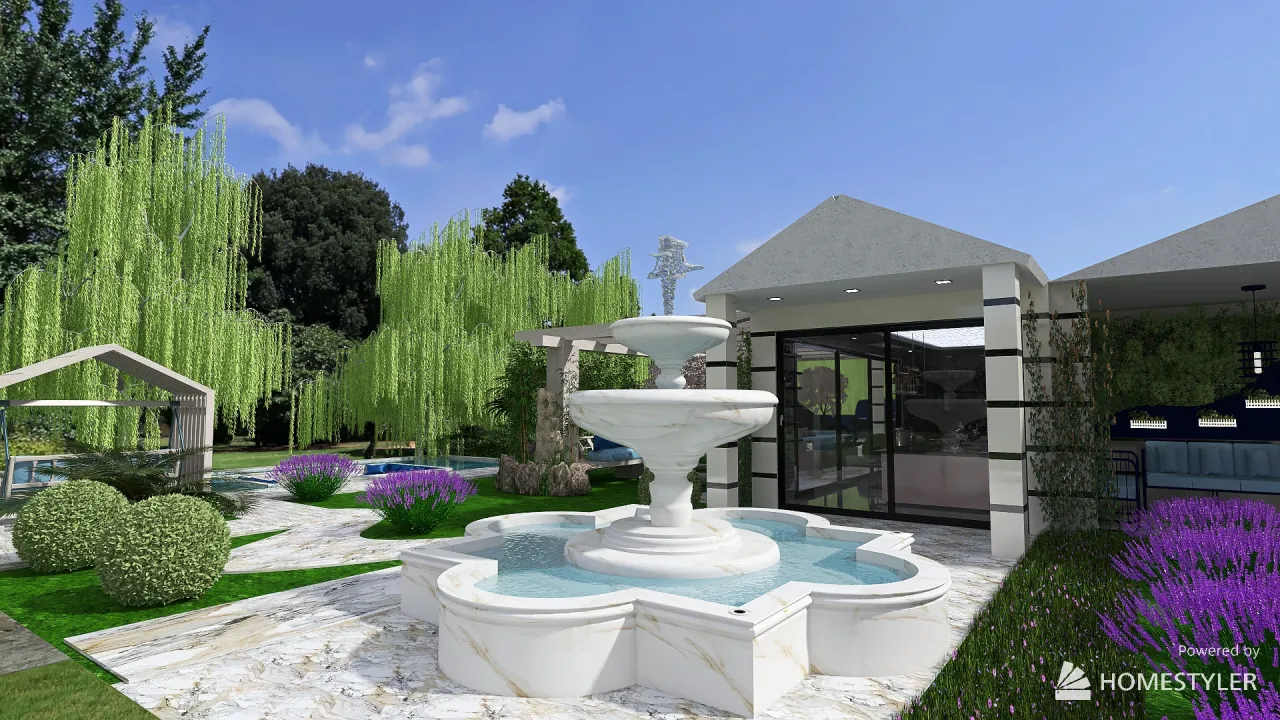 villa righi 3d design renderings