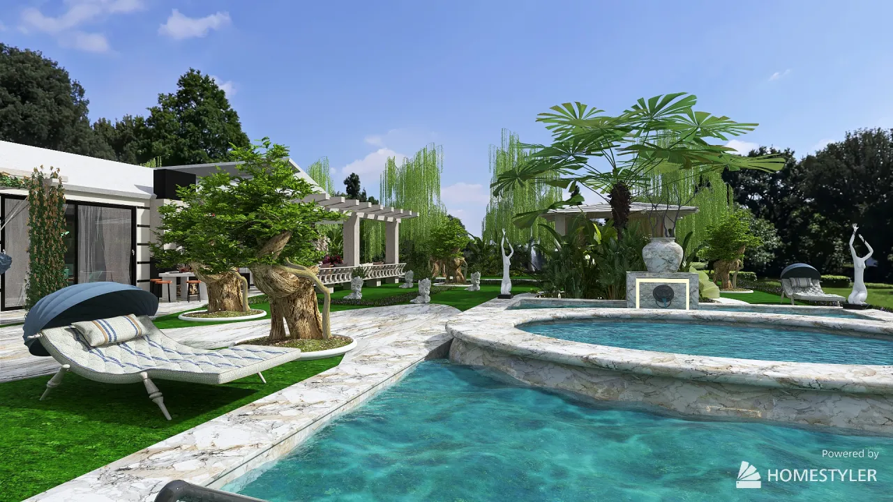 villa righi 3d design renderings