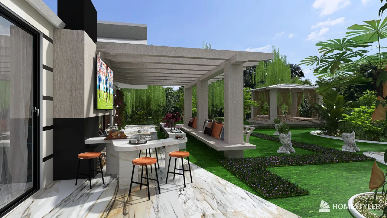 villa righi 3d design renderings