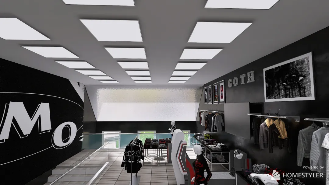 Exhibition Space 3d design renderings