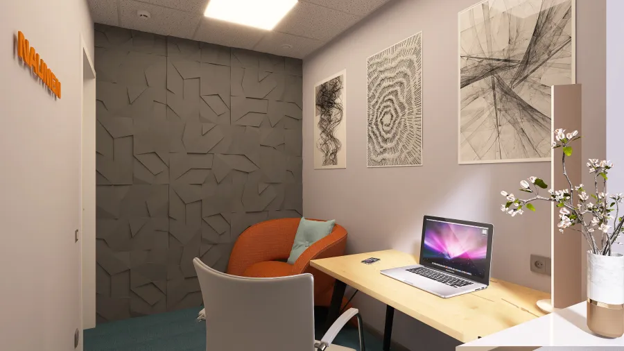 Офис на Лиговском 3d design renderings