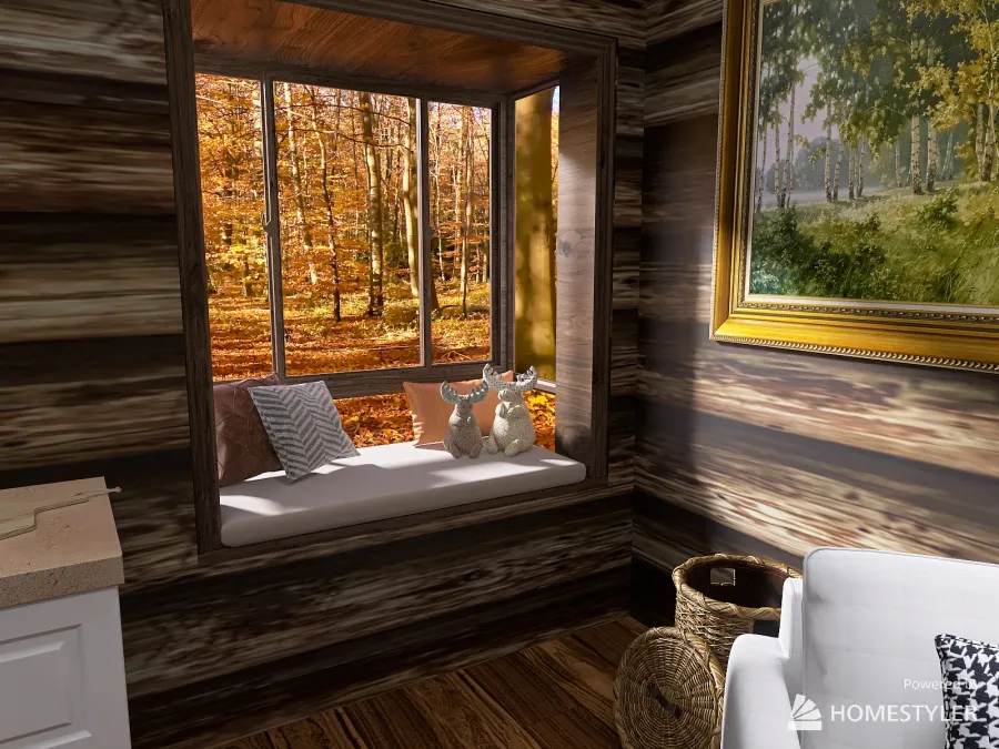 Cottage Core Additional Living Space 3d design renderings