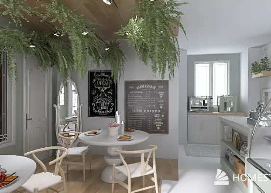 Kaelyn Hvidsten ~ Cafe Design Design Rendering