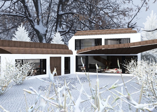 Snow House Design Rendering
