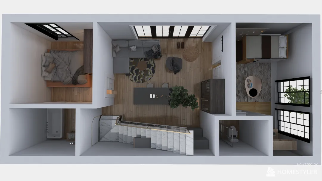 MicroHouse3 3d design renderings
