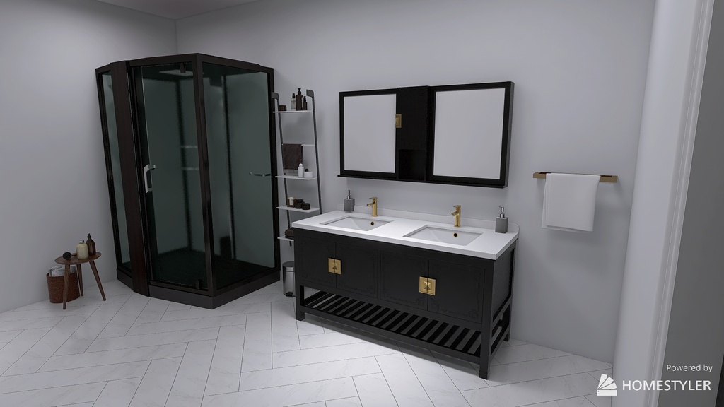 Master Bathroom 3d design renderings