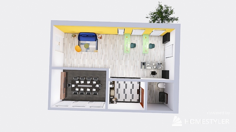 5 Wabi Sabi Empty Room 3d design renderings