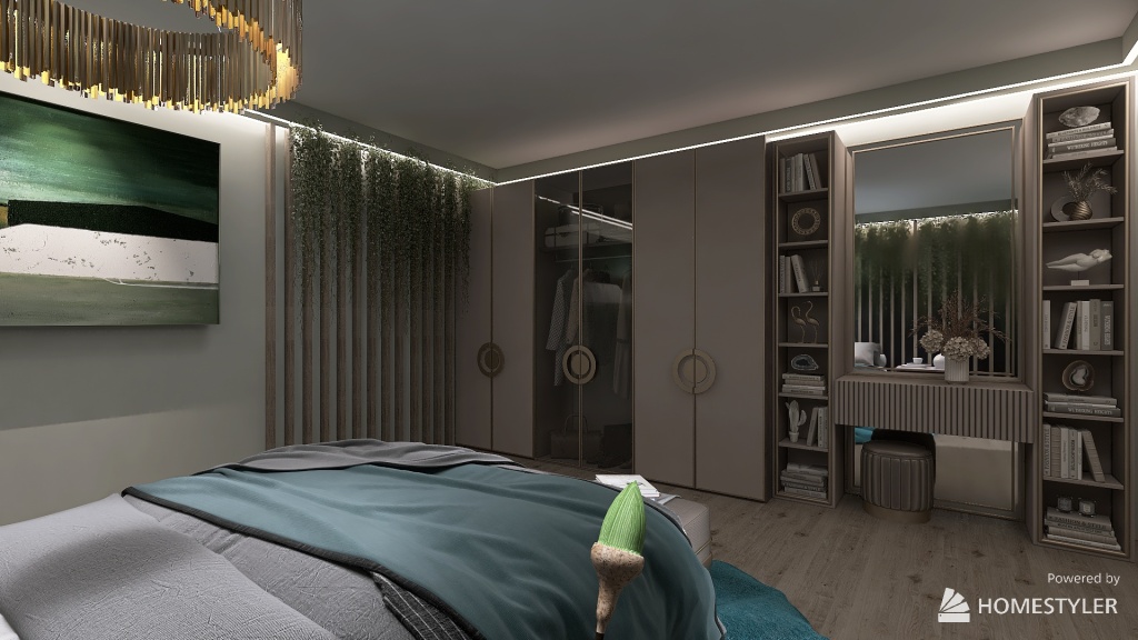 Hotel room in the style of geometric aesthetics 🙄🙄 3d design renderings