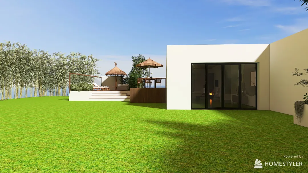 Beach house 3d design renderings