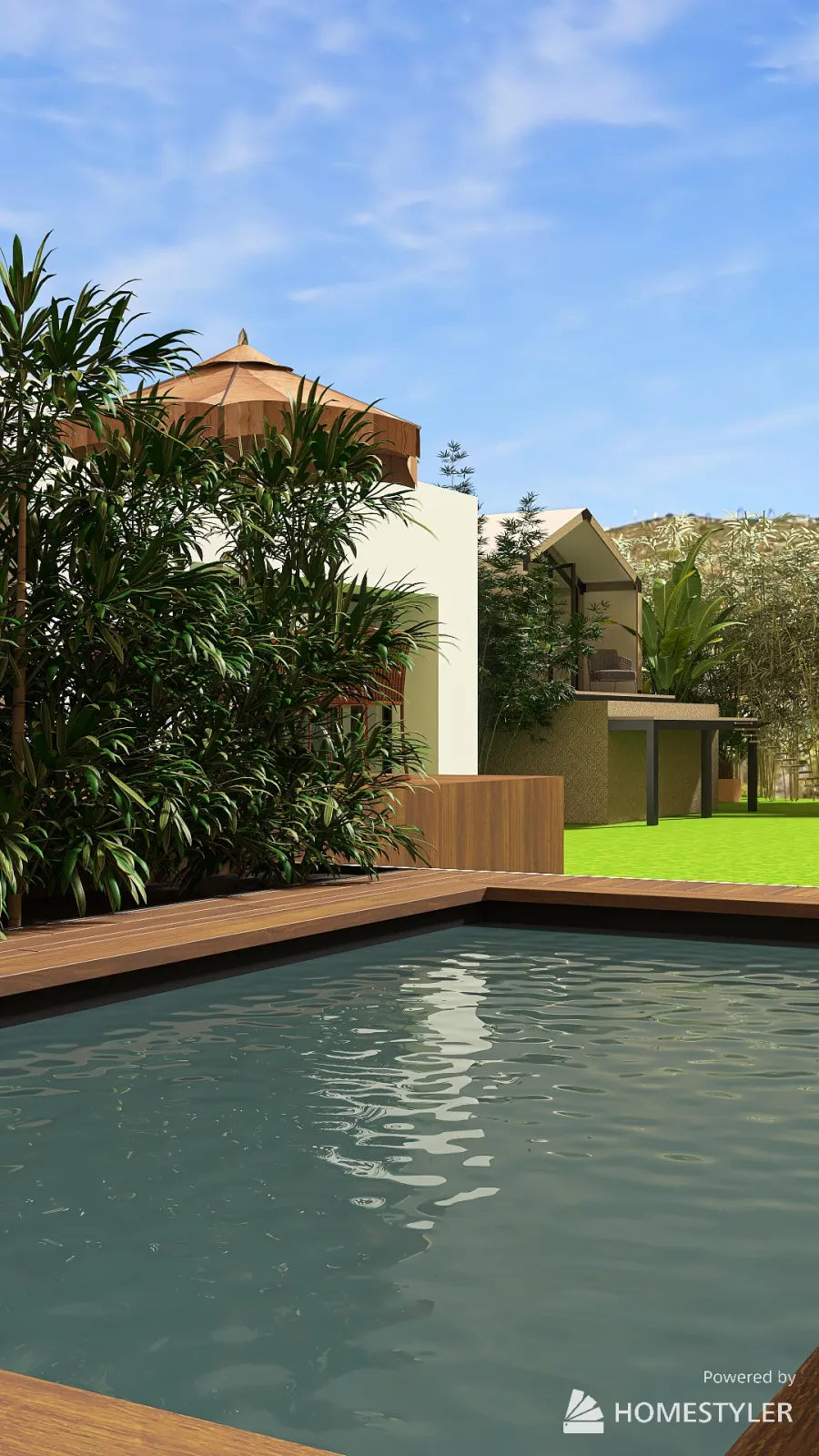 Beach house 3d design renderings