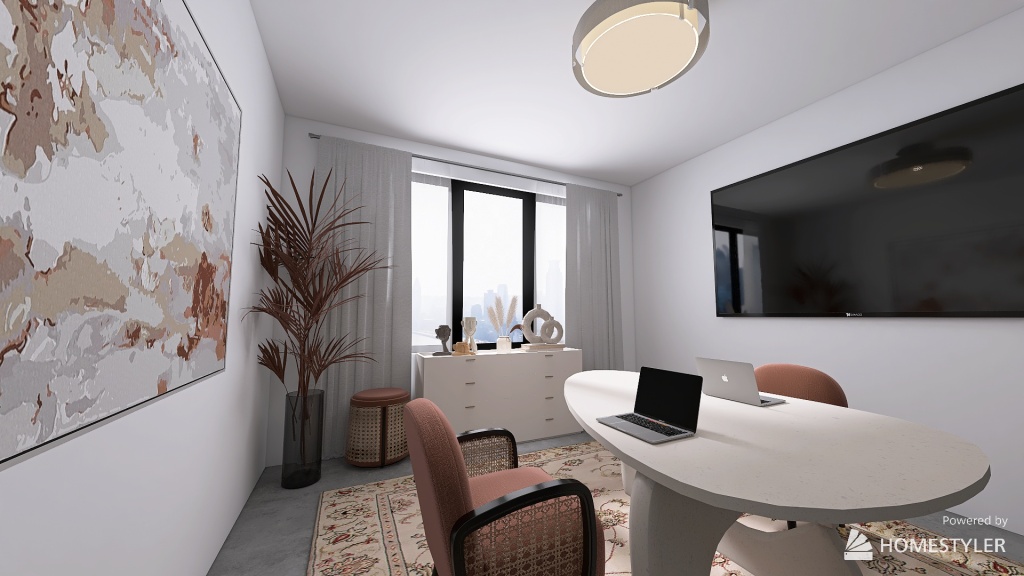 Private Office 3d design renderings