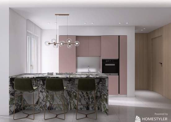 ＂Pink it's the color of passion＂ Design Rendering