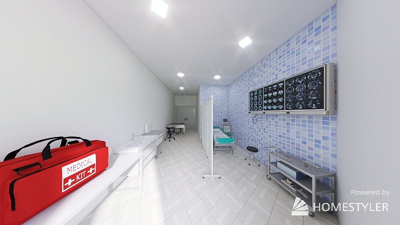 enfermería 3d design renderings