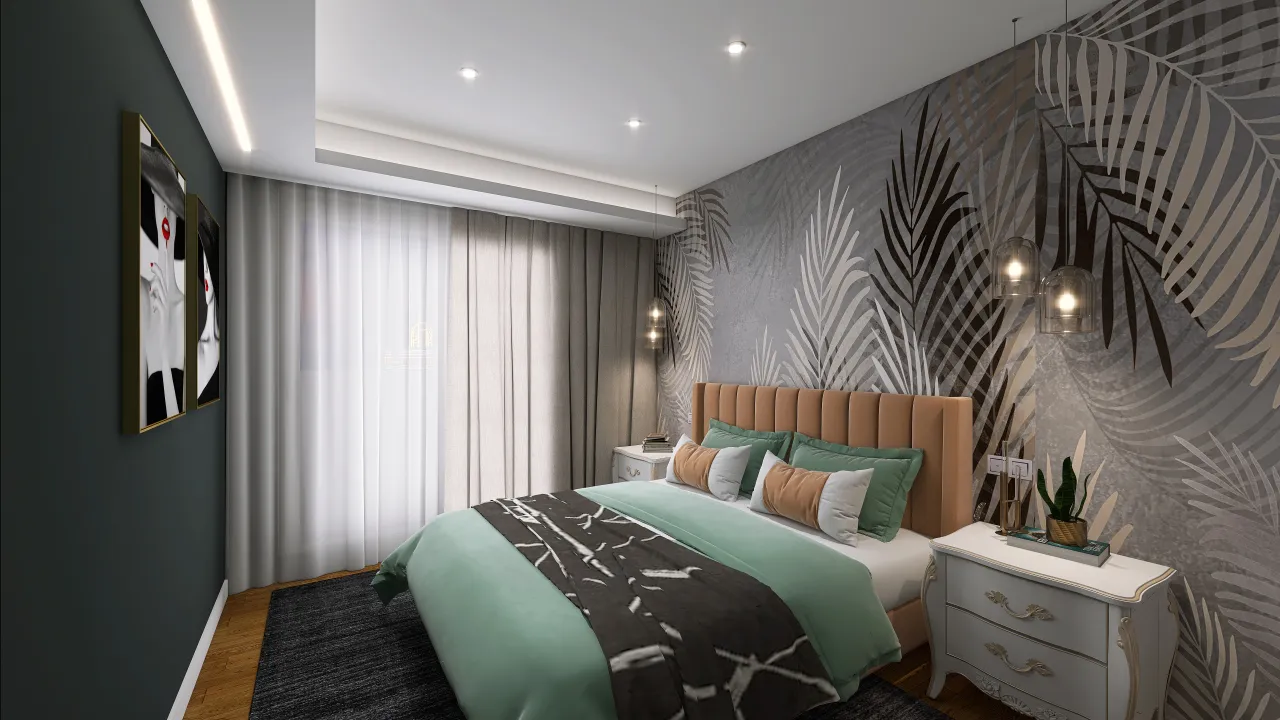 MasterBedroom 3d design renderings